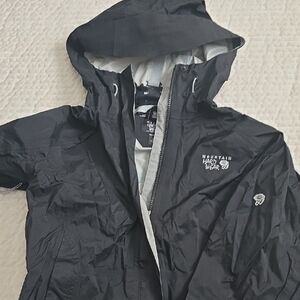 Mountain Hardwear Black Waterproof Rain Jacket/Shell